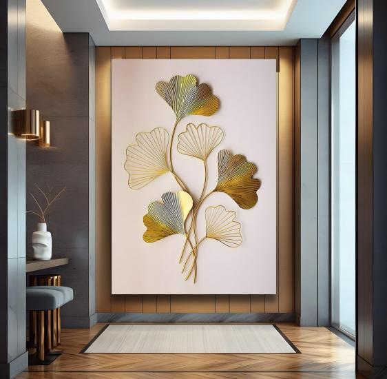 Ginkgo Çiçeği Kanvas Tablo