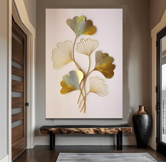 Ginkgo Çiçeği Kanvas Tablo