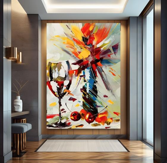 Soyut Kanvas Tablo