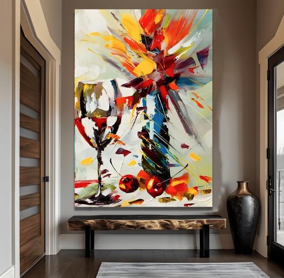 Soyut Kanvas Tablo