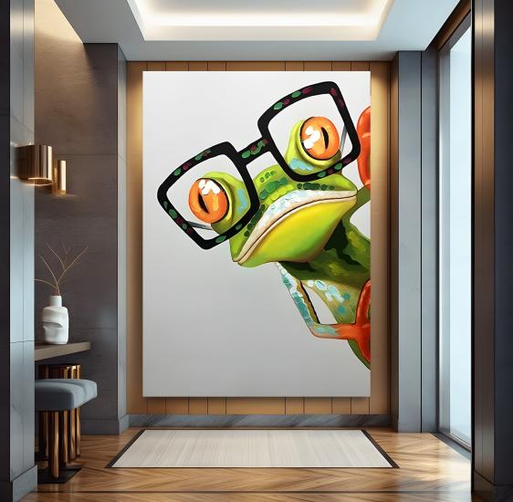 Kurbağa Kanvas Tablo
