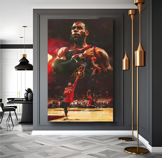 LeBron James Kanvas Tablo