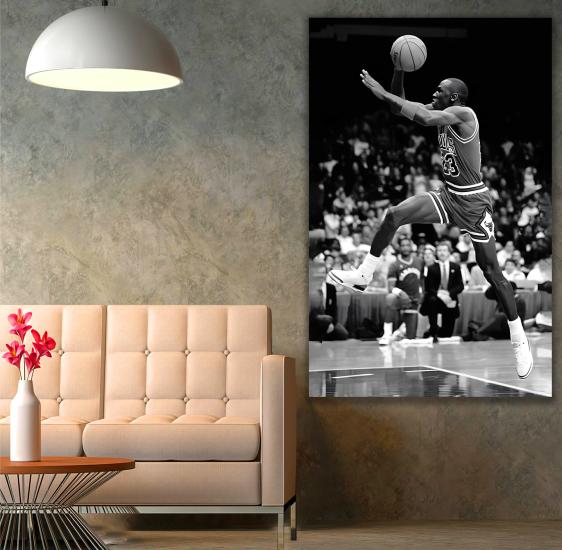 Michael Jordan Kanvas Tablo