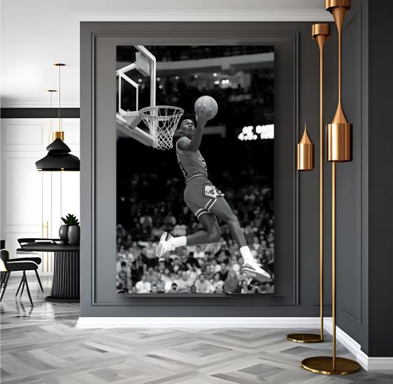 Michael Jordan Kanvas Tablo
