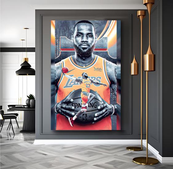 Lebron James Kanvas Tablo
