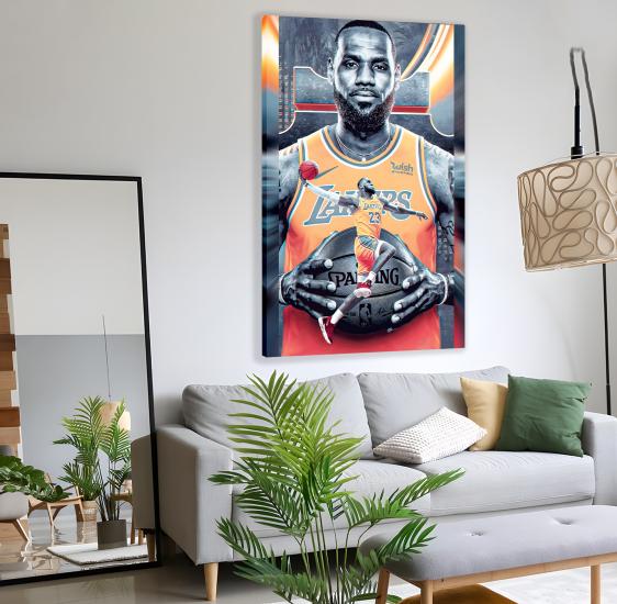 Lebron James Kanvas Tablo