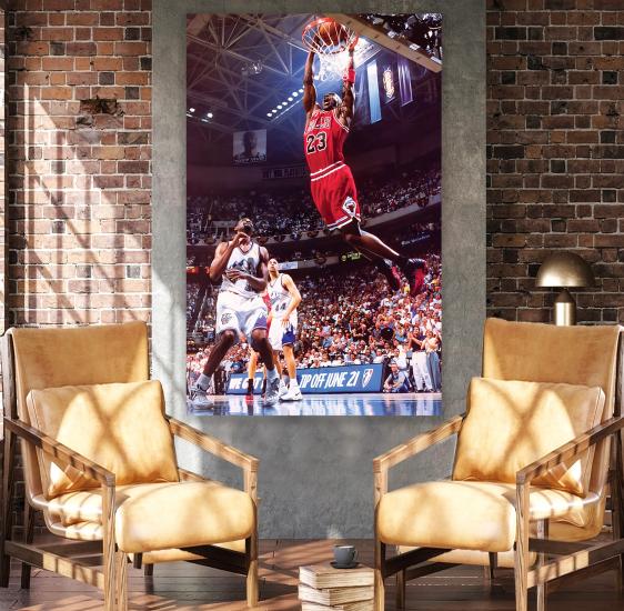 Michael Jordan Kanvas Tablo