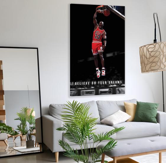 Michael Jordan Kanvas Tablo