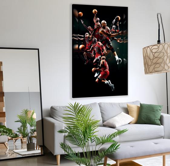 Michael Jordan Kanvas Tablo