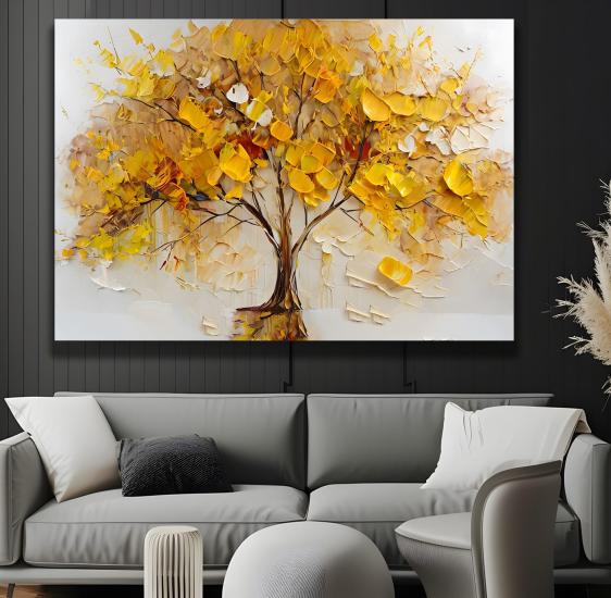 Ağaç Kanvas Tablo