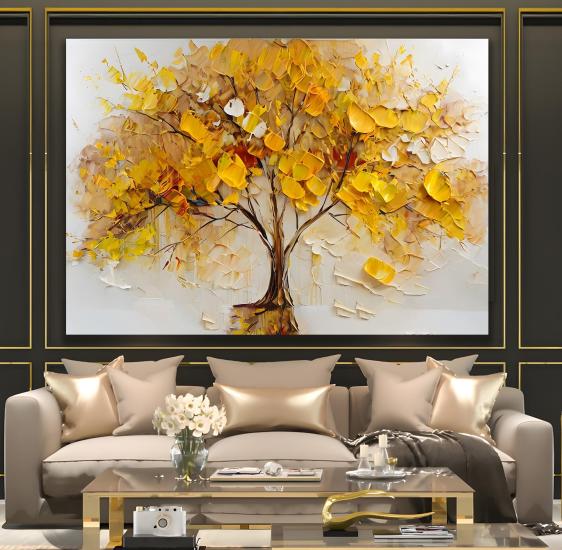 Ağaç Kanvas Tablo