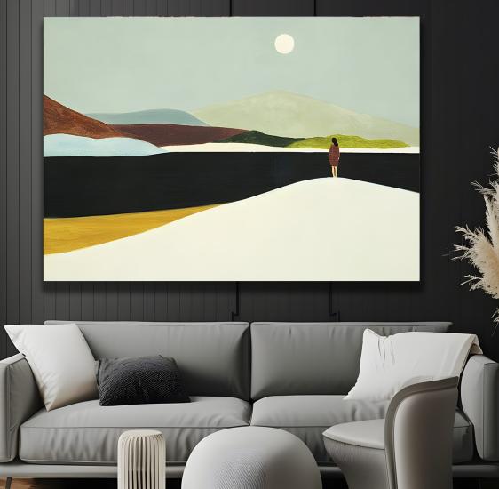 Yalnızlık Kanvas Tablo