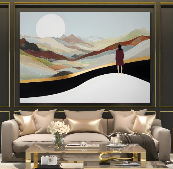 Yalnızlık Kanvas Tablo