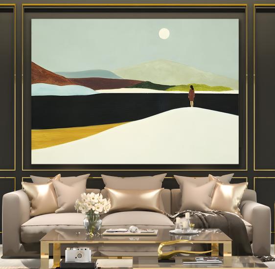 Yalnızlık Kanvas Tablo