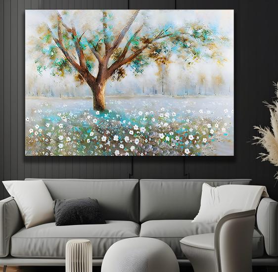 Ağaç Kanvas Tablo