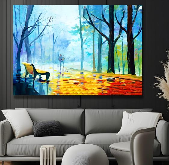 Sonbahar Kanvas Tablo