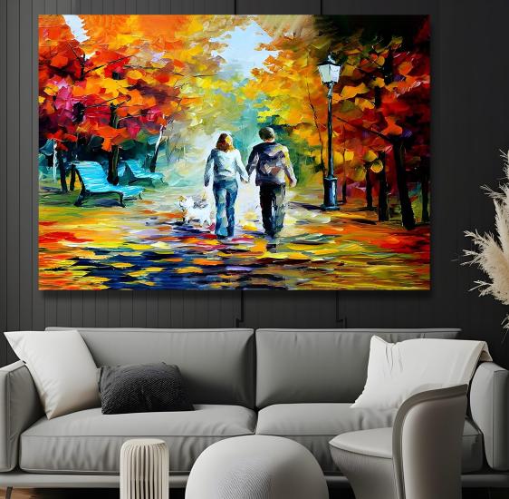 Sonbahar Kanvas Tablo