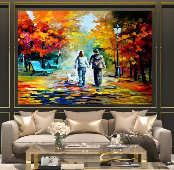 Sonbahar Kanvas Tablo