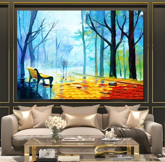 Sonbahar Kanvas Tablo