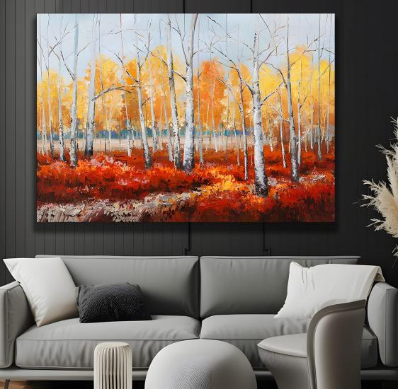 Sonbahar Kanvas Tablo