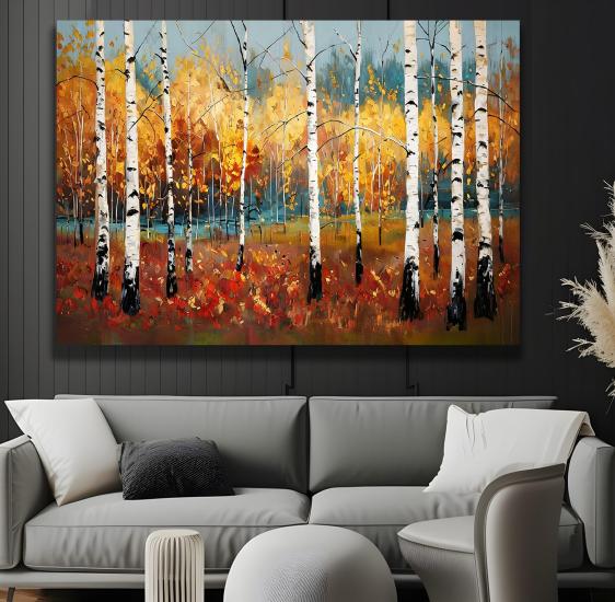 Sonbahar Kanvas Tablo