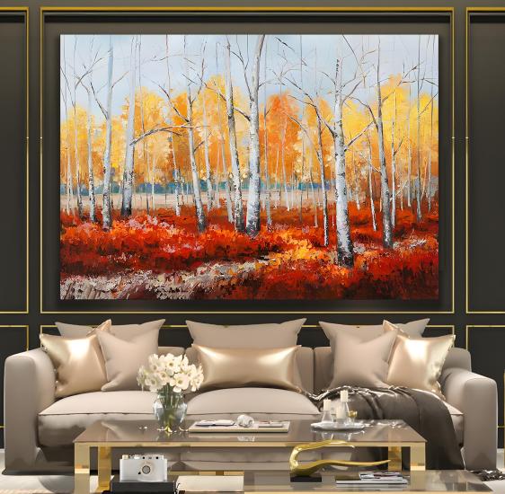 Sonbahar Kanvas Tablo