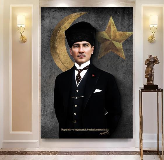 Mustafa Kemal Atatürk Kanvas Tablo