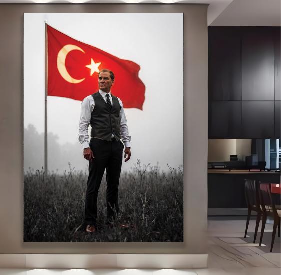 Mustafa Kemal Atatürk Kanvas Tablo