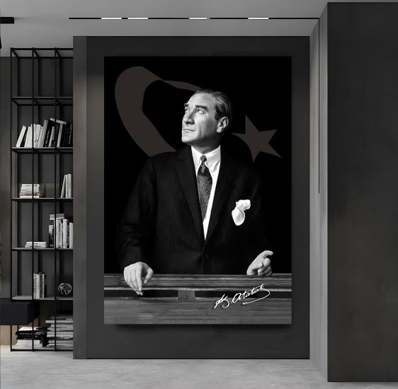 Mustafa Kemal Atatürk Kanvas Tablo
