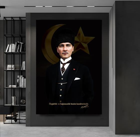 Mustafa Kemal Atatürk Kanvas Tablo