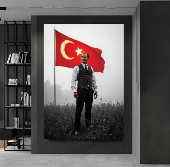 Mustafa Kemal Atatürk Kanvas Tablo