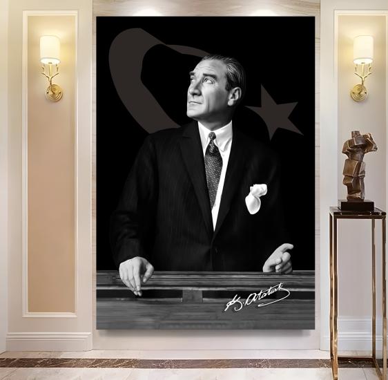 Mustafa Kemal Atatürk Kanvas Tablo