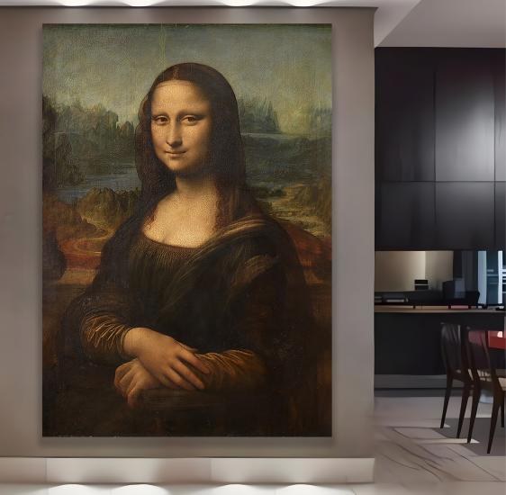 Mona Lisa, 1503, Kanvas Tablo