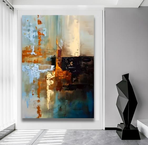 Soyut Kanvas Tablo