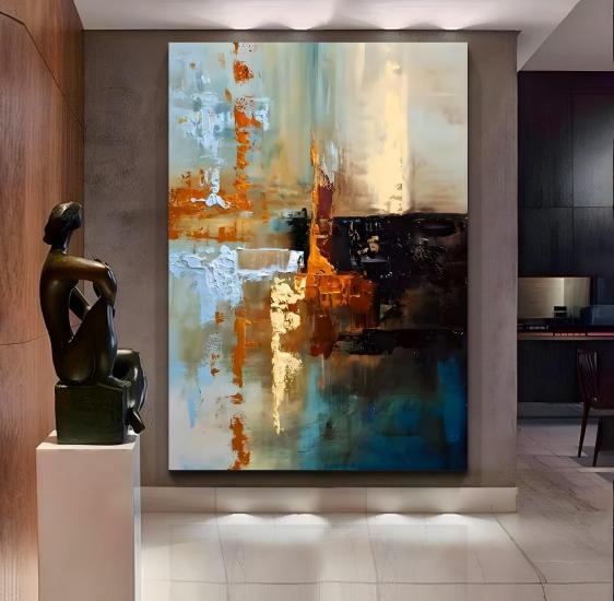 Soyut Kanvas Tablo