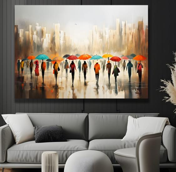 İnsanlar Kanvas Tablo