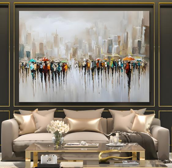 İnsanlar Kanvas Tablo