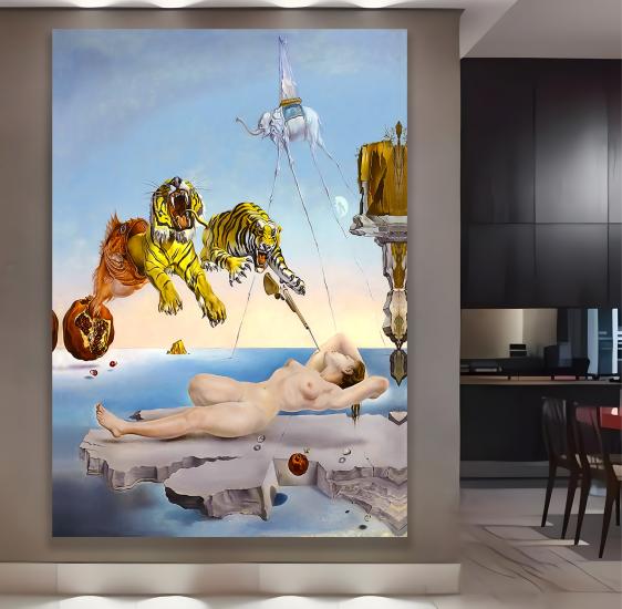 Salvador Dali Kanvas Tablo