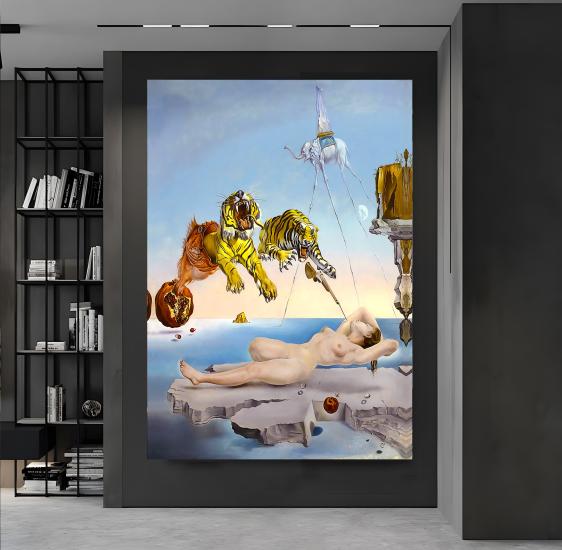 Salvador Dali Kanvas Tablo