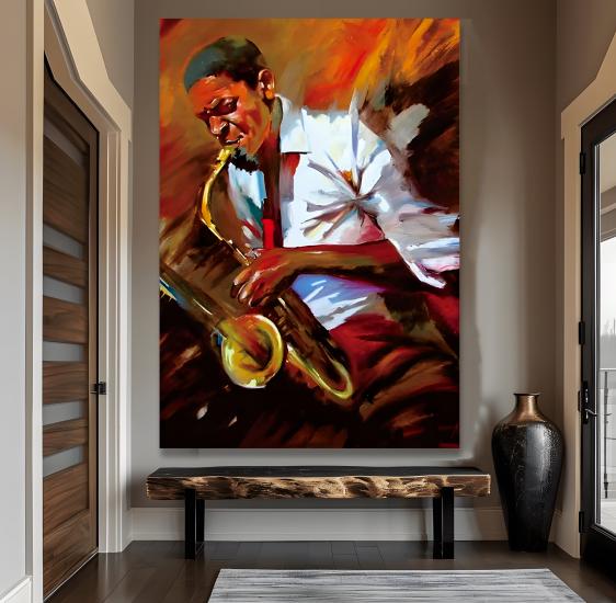 Müzik Kanvas Tablo