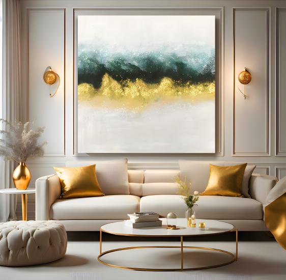 Soyut Desen Kanvas Tablo