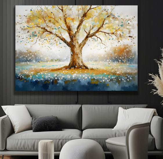 Ağaç Kanvas Tablo