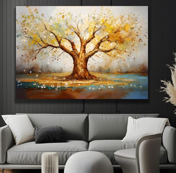 Ağaç Kanvas Tablo