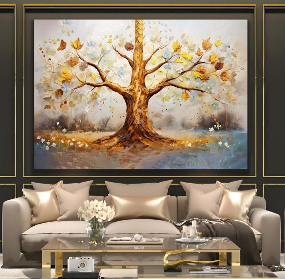 Ağaç Kanvas Tablo