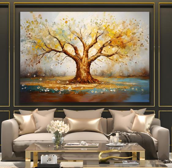 Ağaç Kanvas Tablo