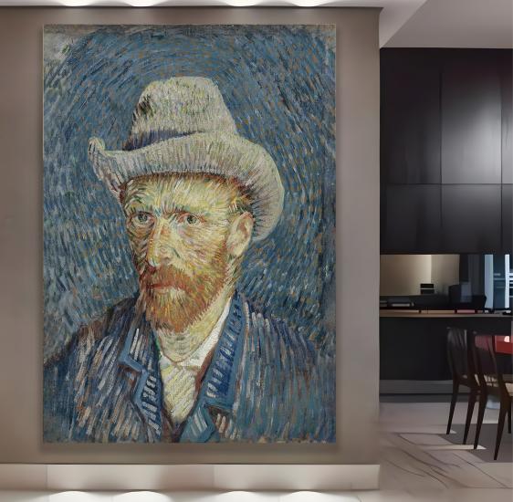 1940 Ünlü Ressam Van Gogh Kanvas Tablo