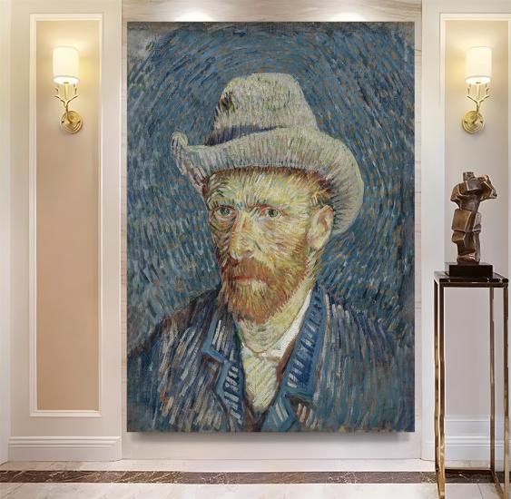 1940 Ünlü Ressam Van Gogh Kanvas Tablo
