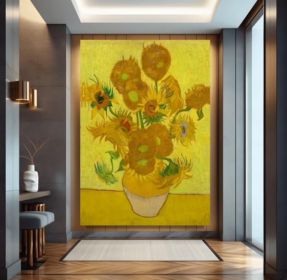 Sunflowers Vincent Van Gogh Kanvas Tablo