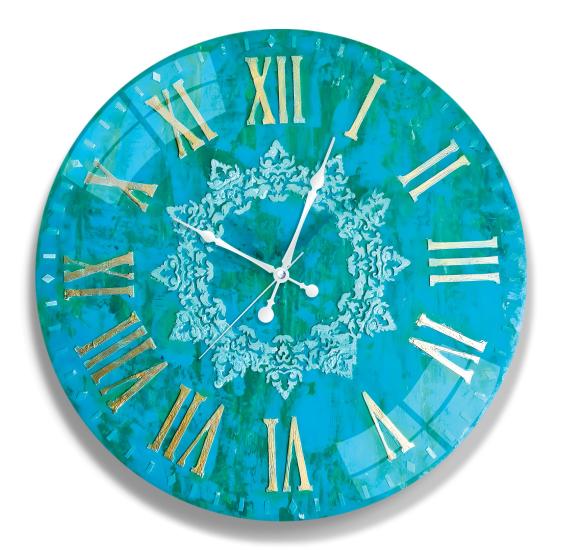 Vintage Cam Duvar Saati