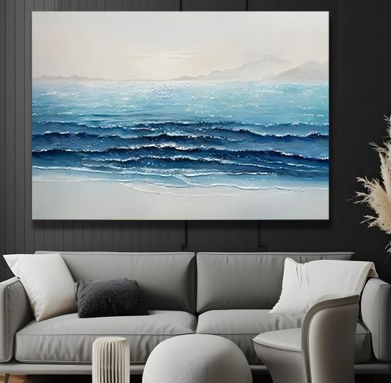 Dalgalar Kanvas Tablo